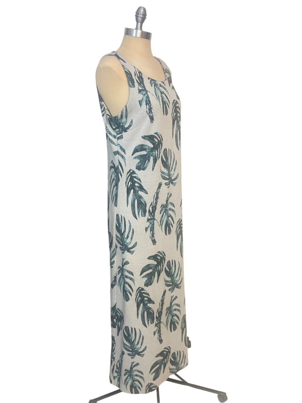 Tyler Böe Claudia Maxi Shift Dress Blue Size Medium New NWOT - Picture 3 of 6